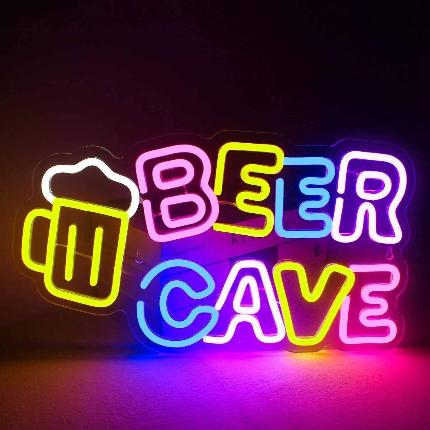 LED Neon Muurbord CocktailGlow - Perfecte Decoratie voor Feesten