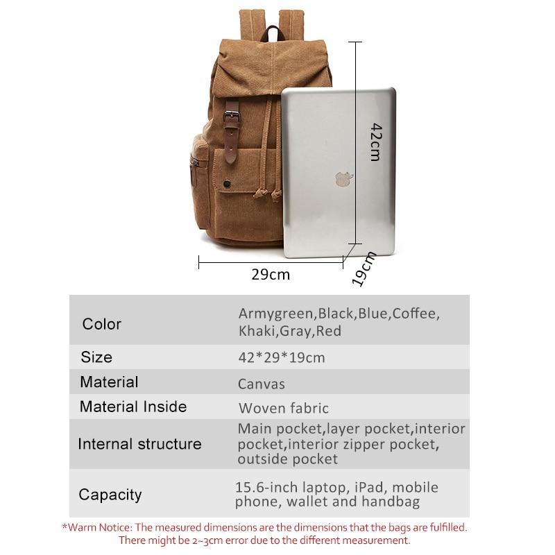 RetroPack - Grote Vintage Canvas Rugzak