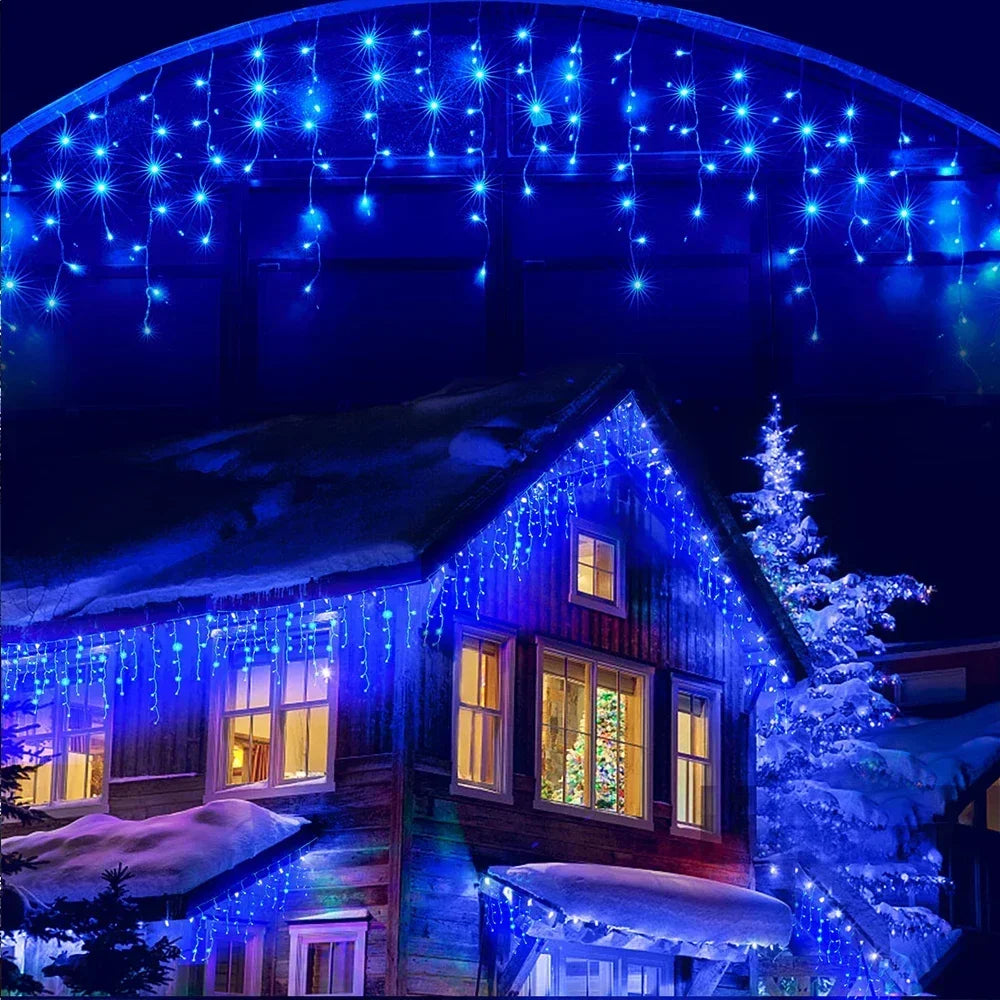 CozyFest LED Icicle Verlichting - Weerbestendige Sfeerverlichting voor Buiten - Perfect voor Kerst, Nieuwjaar, Feesten en Bruiloften