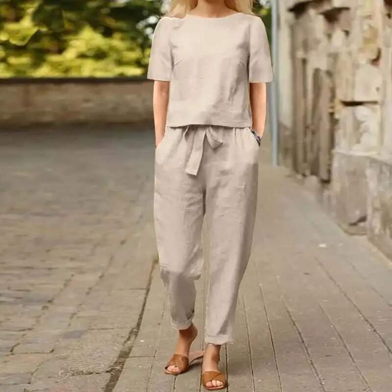 Lucia - Jumpsuit Dames - casual chique - stijvol - modern - Visconte